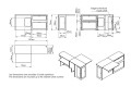 Seitenschrank Großer Tisch L1 A4 - Van-Umbau Expert / Jumpy