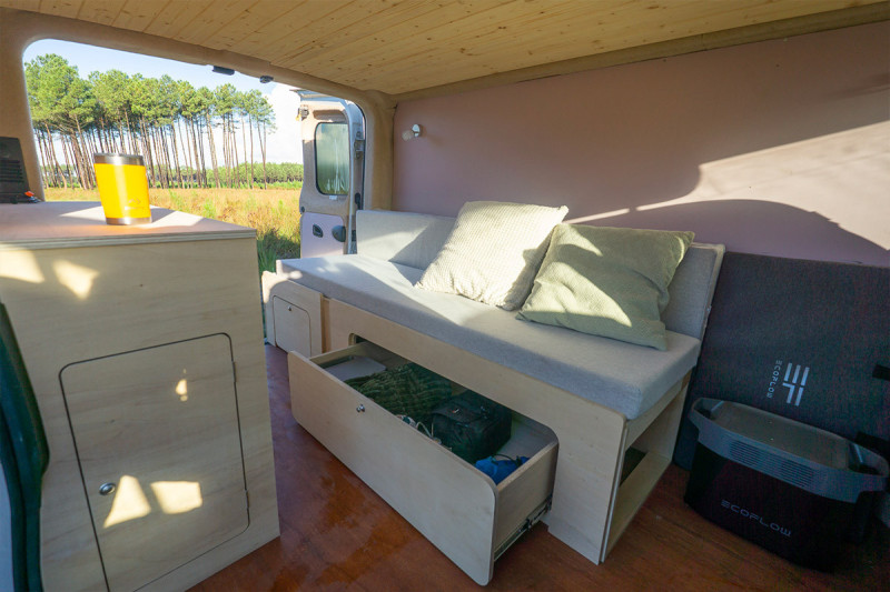 Tiroir Intérieur D6 - pour lit peigne B120 | Simple Vans