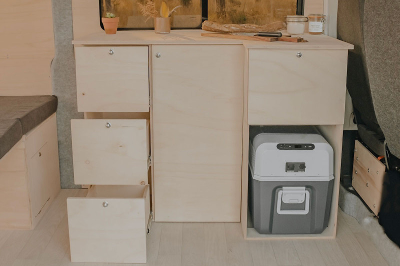 Side Kitchen Complete Kit - Large Van Conversion | Simple Vans