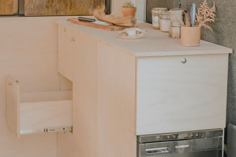 Front Kitchen Complete Kit - Large Van Conversion | Simple Vans