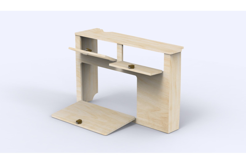 Kompakter Seitenschrank A1 - Van-Umbau Berlingo / Partner 2